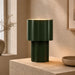 elevenpast Table Lamp Rippled Metal Table Lamp - Black | Green | Rust