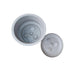 elevenpast Pots & Planters Match Cylinder Japi Planter with Saucer Grey