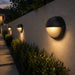 elevenpast Wall Light Ellies Arc Series - Large AC Round Bulkhead - E27 Base White | Black