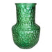 elevenpast glass vase Emerald Green Textured Glass Vasem - Emerald Green | Brown GVX287A