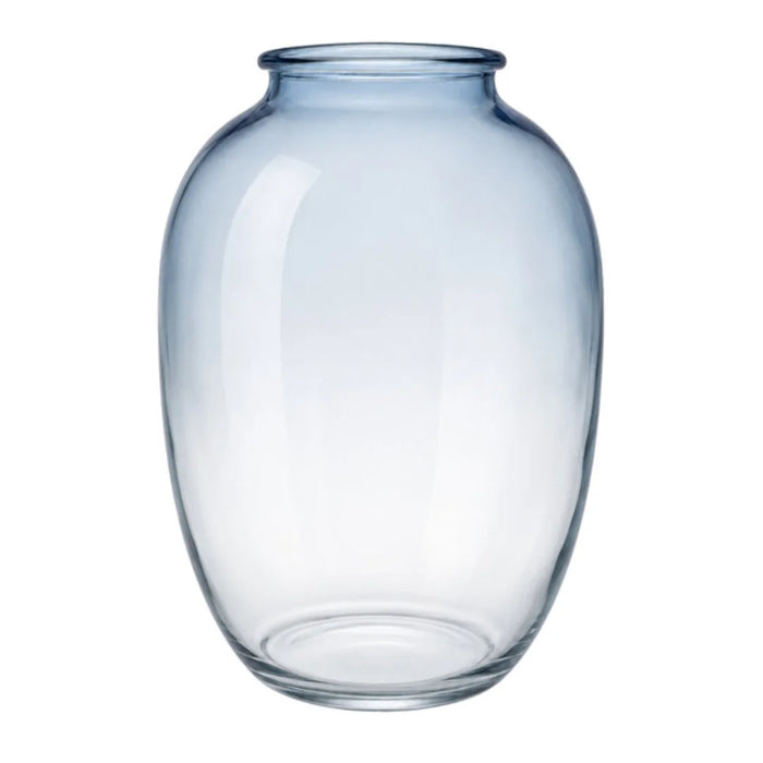 Ombre Oval Glass Vase – Amber  | Blue 