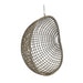 elevenpast Chairs Grey Hanging Pod Chair - Synthetic Rattan HANGINGPODCHAIRGREY