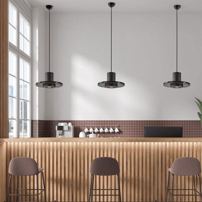 elevenpast Pendant Large Hat Pendant Light Black | Small or Large HATPENDANTLIGHTLARGE