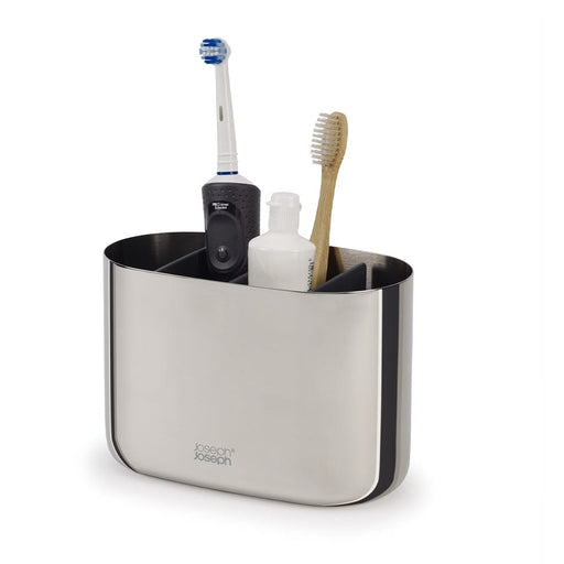 Joseph Joseph toothbrush holder EasyStore™ Luxe Stainless-Steel Toothbrush Caddy Large