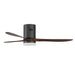 elevenpast Ceiling Fan Dark Oak Hugger Wooden 3-Blade Ceiling Fan with LED Light Kit – Light Oak | Dark Oak HUGB31320REMDOAKLED 6009210047526