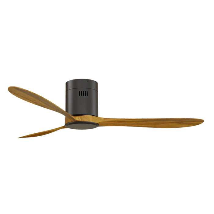 elevenpast Ceiling Fan Light Oak Hugger Wooden 3-Blade Aluminium Ceiling Fan – Oak | Dark Oak HUGB31320REMOAK 6009210047410