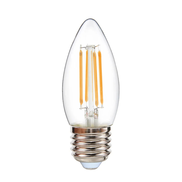 elevenpast LED Bulbs Warm White G80 Clear Filament LED Bulb - 4W E27  Warm White HX-CB35-4W/WW