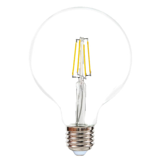elevenpast Lighting Natural White G125 Ball Light Bulb E27 - LED Warm White or Natural White HX-LG125-8W/NW