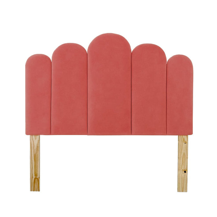 elevenpast headboard Nude Pink Boudoir Velvet Headboard Queen Size IDHBBQP 633710850605