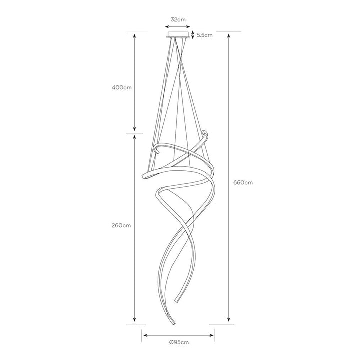 elevenpast Pendant Initial Pendant Light Gold INITIALPENDANTLIGHT