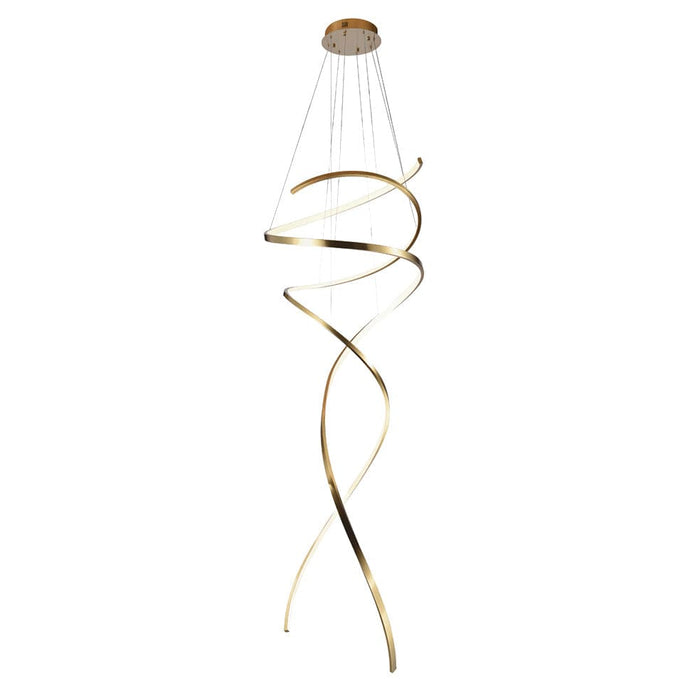 elevenpast Pendant Initial Pendant Light Gold INITIALPENDANTLIGHT