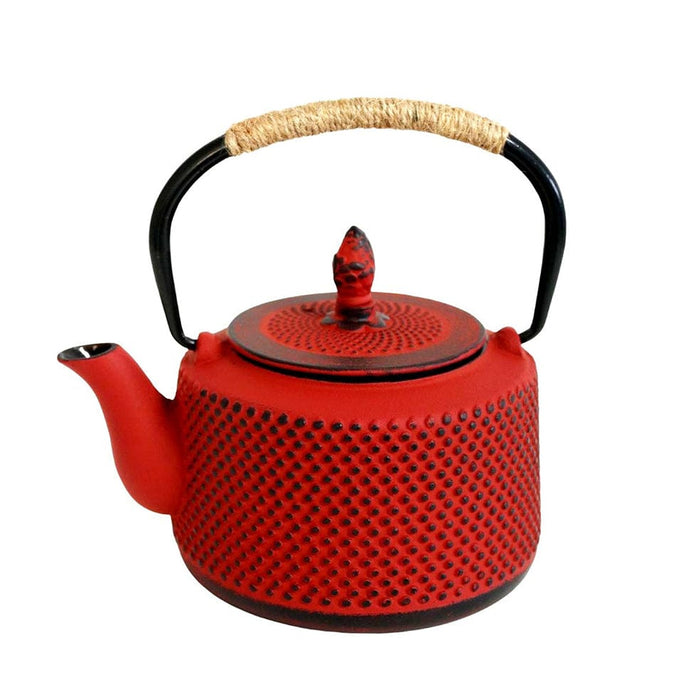 elevenpast Kitchen Appliances Red Iron Teapot 850ml | Black, Green or Red IRONTX3