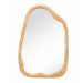 elevenpast Mirrors Irregular Natural Pear Wood Wall Mirror - 2 Sizes