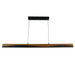 elevenpast pendant light Woodline Black and Wood Linear LED Pendant Light - Style 3 J-K-LED-1298