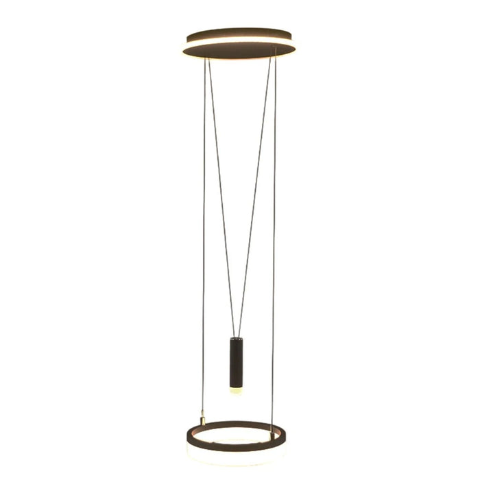 elevenpast pendant light Pullcore Vertical LED Pulley Pendant Light - Black J-K-LED-2530/1