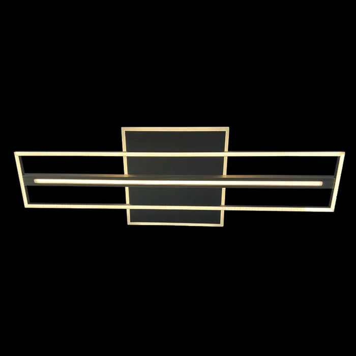 elevenpast LED Ceiling Light Woodline Double Twin Linear LED Ceiling Fitting J-KLC-LED-1539