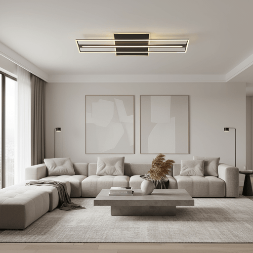 elevenpast LED Ceiling Light Woodline Double Twin Linear LED Ceiling Fitting J-KLC-LED-1539