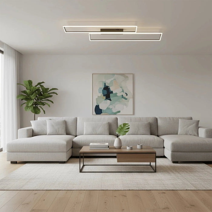 elevenpast LED Ceiling Light Parallel Geometric LED Ceiling Fitting J-KLC-LED-1546