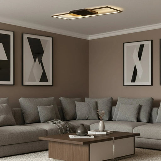 elevenpast LED Ceiling Light Yin Yang Rectangular LED Ceiling Fitting J-KLC-LED-896