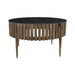 elevenpast Tables Black Jamala Coffee Table Wood and Stone JAMST70BK 633710851886