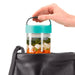 elevenpast food containers Lékué Jar To Go 600ml - Turquoise | Coral