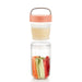 elevenpast food containers Lékué Jar To Go 600ml - Turquoise | Coral