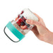 elevenpast food containers Lékué Jar To Go 400ml - Turquoise | Coral