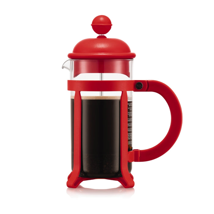 Bodum Java Coffee Maker 3 Cup, 0.35L Red | Black