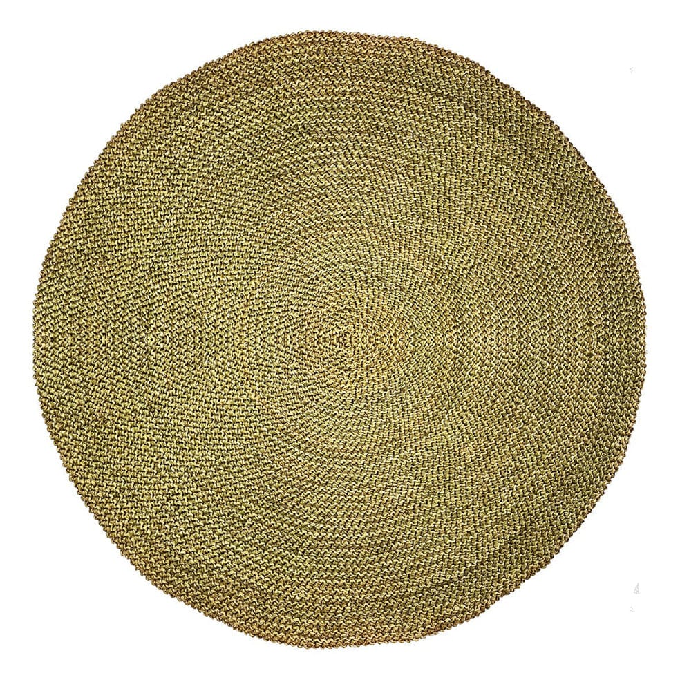 Large Rounded Grass Rug Lutindzi Grass Rug Round 200cm– elevenpast