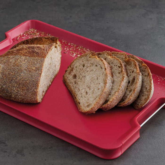 Joseph Joseph chopping block Cut and Carve™ Plus Multi-Function Chopping Board Large - Red JJE60207/4