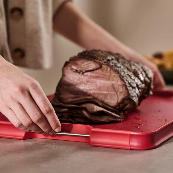 Joseph Joseph chopping block Cut and Carve™ Plus Multi-Function Chopping Board Large - Red JJE60207/4