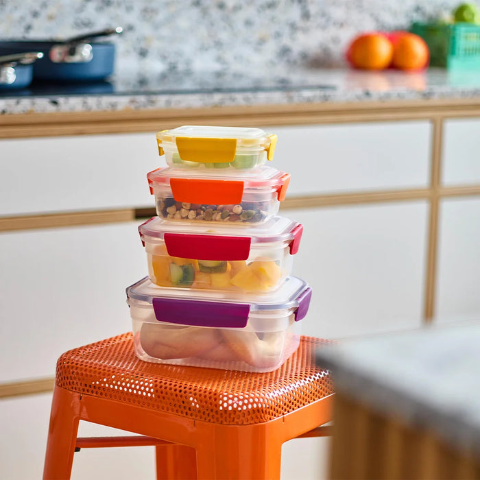 Joseph Joseph food containers Nest™ Lock 8-Piece Multicolour Mixed Food Container Set JJN1000013/2