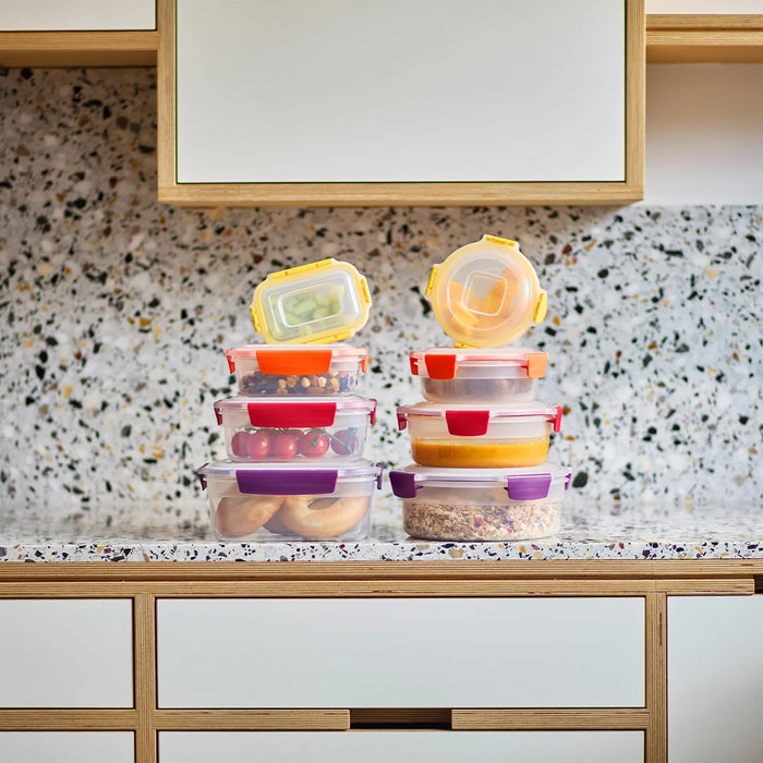 Joseph Joseph food containers Nest™ Lock 8-Piece Multicolour Mixed Food Container Set JJN1000013/2