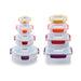 Joseph Joseph food containers Nest™ Lock 8-Piece Multicolour Mixed Food Container Set JJN1000013/2