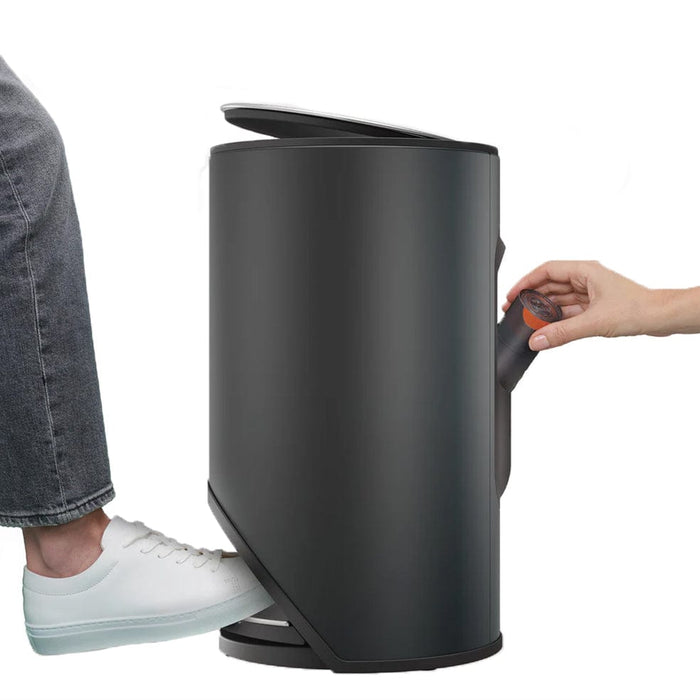Joseph Joseph waste bin Arc™ 10L Easy-Push Pedal Bin Matt Black JJP30151/1