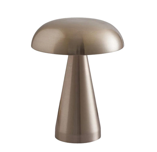 elevenpast Rechargeable Lamp Chrome Button Metal Rechargeable Table Lamp Gold | Copper | Chrome JJR-0393