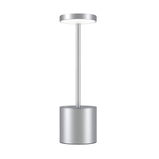 elevenpast Table Lamp Silver Chronos Rechargeable LED Table Lamp Black | Gold | Silver JJR-0469