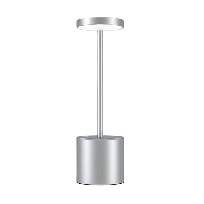 elevenpast Table Lamp Silver Chronos Rechargeable LED Table Lamp Black | Gold | Silver JJR-0469