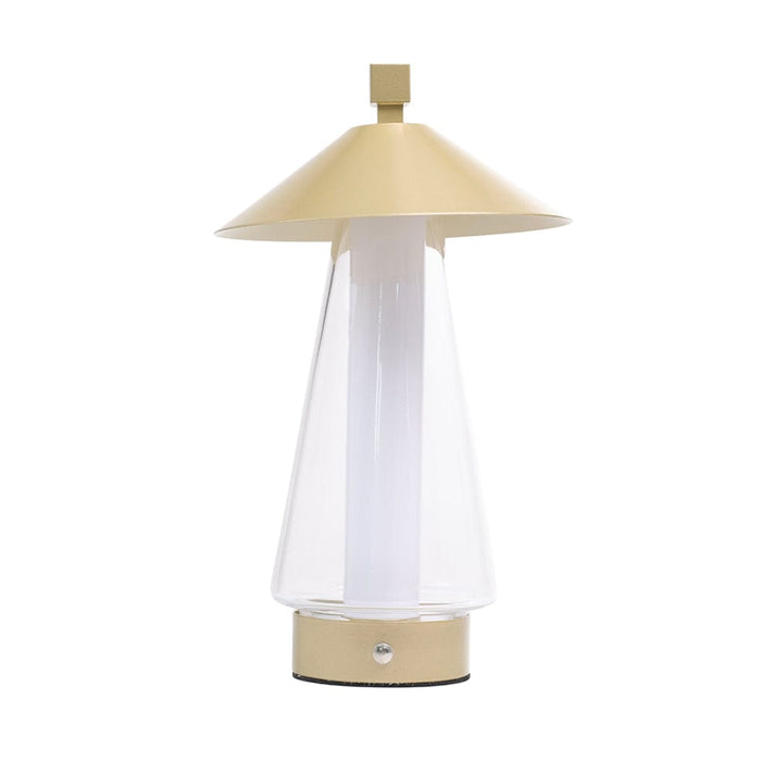 elevenpast Rechargeable Lamp Gold Shoji Rechargeable LED Lamp - Black | Gold JJR-0602