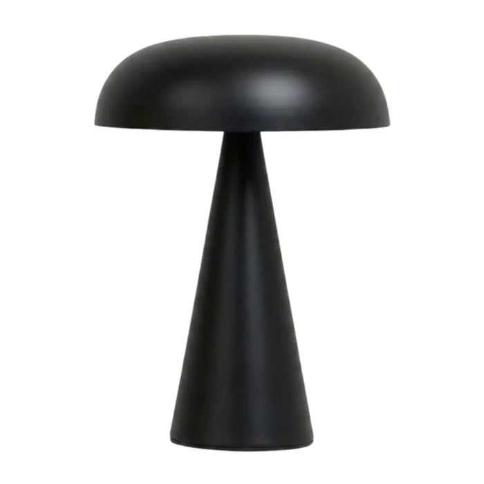 elevenpast Rechargeable Lamp Black Dome Rechargeable Table Lamp Gold | Copper | Chrome JJR-0876
