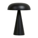 elevenpast Rechargeable Lamp Black Dome Rechargeable Table Lamp Gold | Copper | Chrome JJR-0876