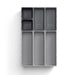 Joseph Joseph cutlery organiser Blox™ 7 piece Drawer Organiser Set Grey JJR85199/4