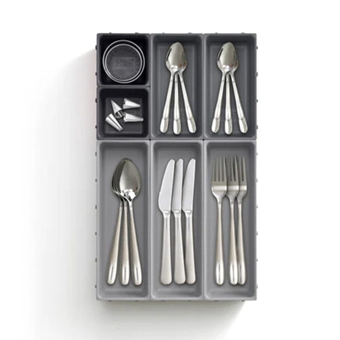 Joseph Joseph cutlery organiser Blox™ 7 piece Drawer Organiser Set Grey JJR85199/4