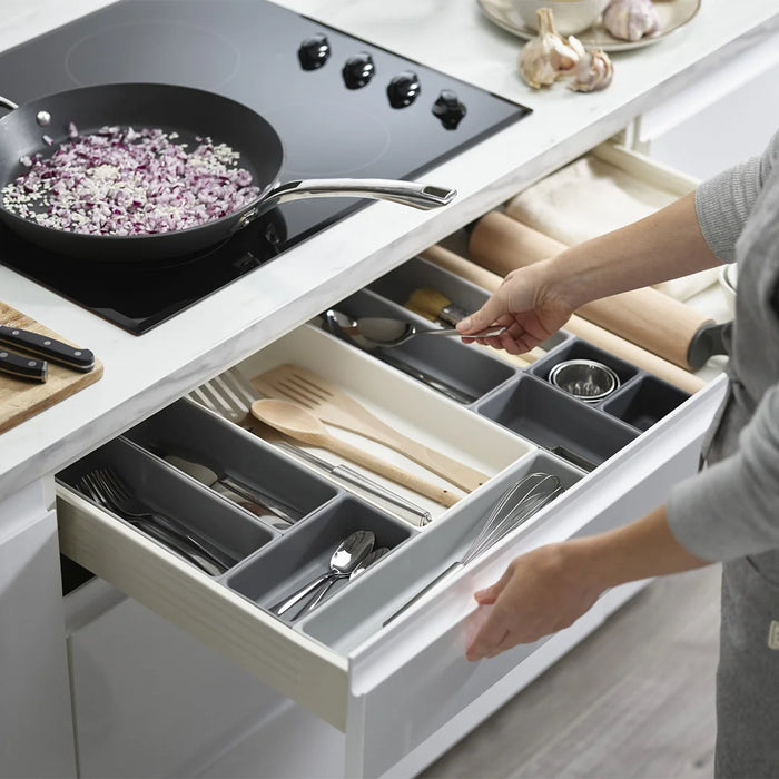 Joseph Joseph cutlery organiser Blox™ 10-piece Drawer Organiser Set - Grey JJR85200/4