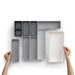 Joseph Joseph cutlery organiser Blox™ 10-piece Drawer Organiser Set - Grey JJR85200/4