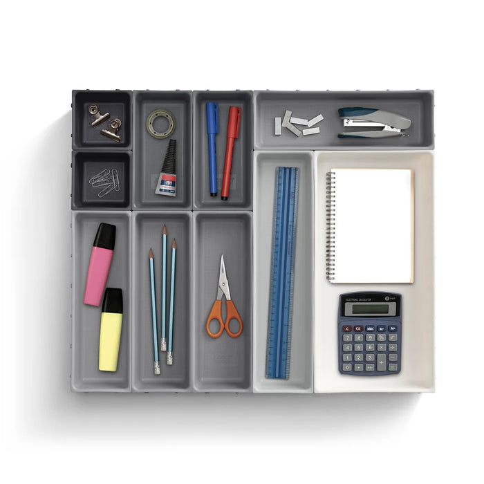 Joseph Joseph cutlery organiser Blox™ 10-piece Drawer Organiser Set - Grey JJR85200/4