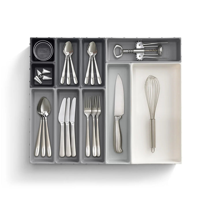 Joseph Joseph cutlery organiser Blox™ 10-piece Drawer Organiser Set - Grey JJR85200/4