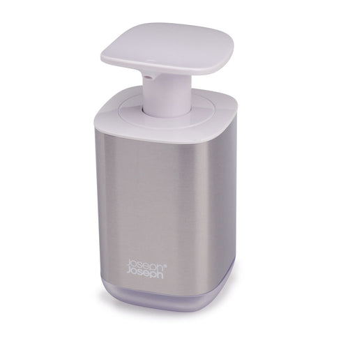 Joseph Joseph White Presto™ Stainless-Steel Hygienic Soap Dispenser Grey or White JJZ70532/4