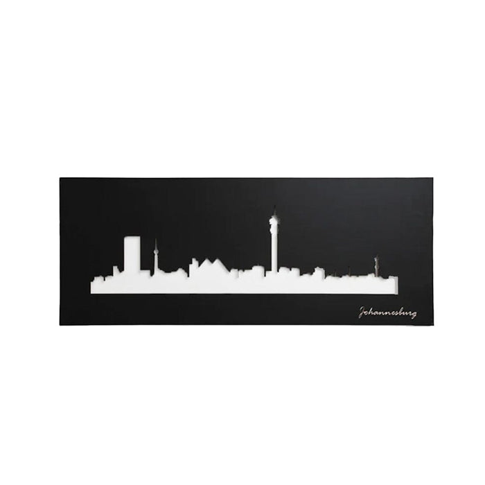 elevenpast Wall art Black Johannesburg Skyline Wall Art Black | White JOHANNESBURGSKYLINEB