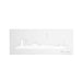 elevenpast Wall art White Johannesburg Skyline Wall Art Black | White JOHANNESBURGSKYLINEW